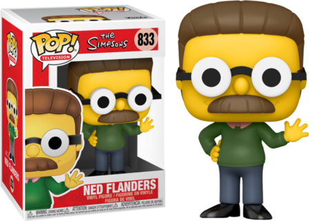 Funko Pop! The Simpsons: Ned Flanders [Exclusive] #833 - filmspullen.nl