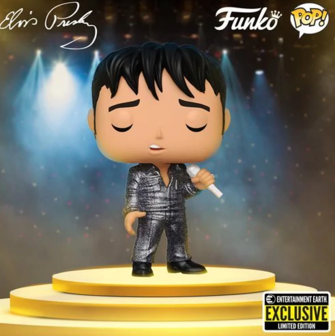 Funko Pop! Elvis Presley - Elvis 68&#039; Comeback Special [Diamond Glitter Exclusive] - filmspullen.nl