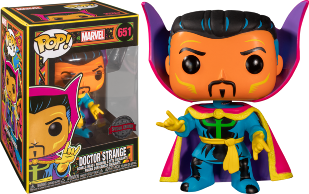 Funko Marvel: Black Light - Dr. Strange [Exclusive] - filmspullen.nl