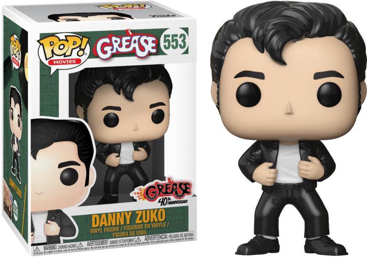 Funko Pop! Grease: Danny Zuko vind je hier! - Filmspullen